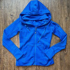 ATHLETA Blue Zip Up Hoodie